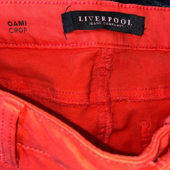 Liverpool Jeans Company Jeans Liverpool Jeans Co Cami Crop Jeans Sz
